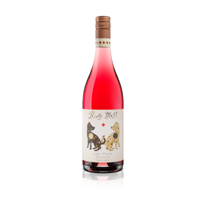 Rusty Mutt Sunflare Rose bottle.